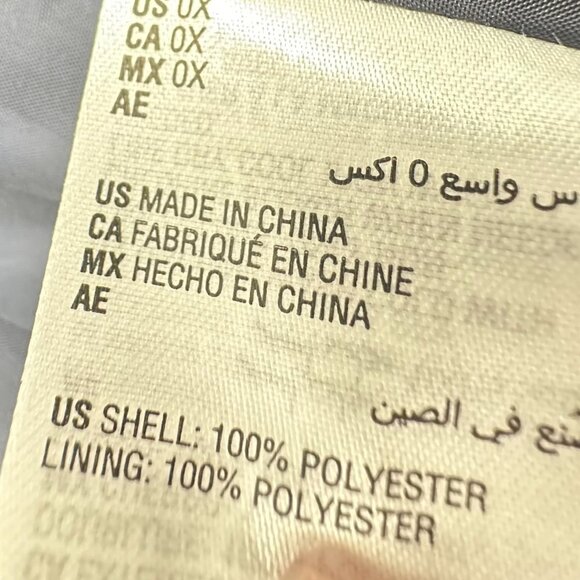 NEW! "And Now This" Trendy Satin Jacket Plus OX‎ Midnight Blue one button $69 - Picture 10 of 12